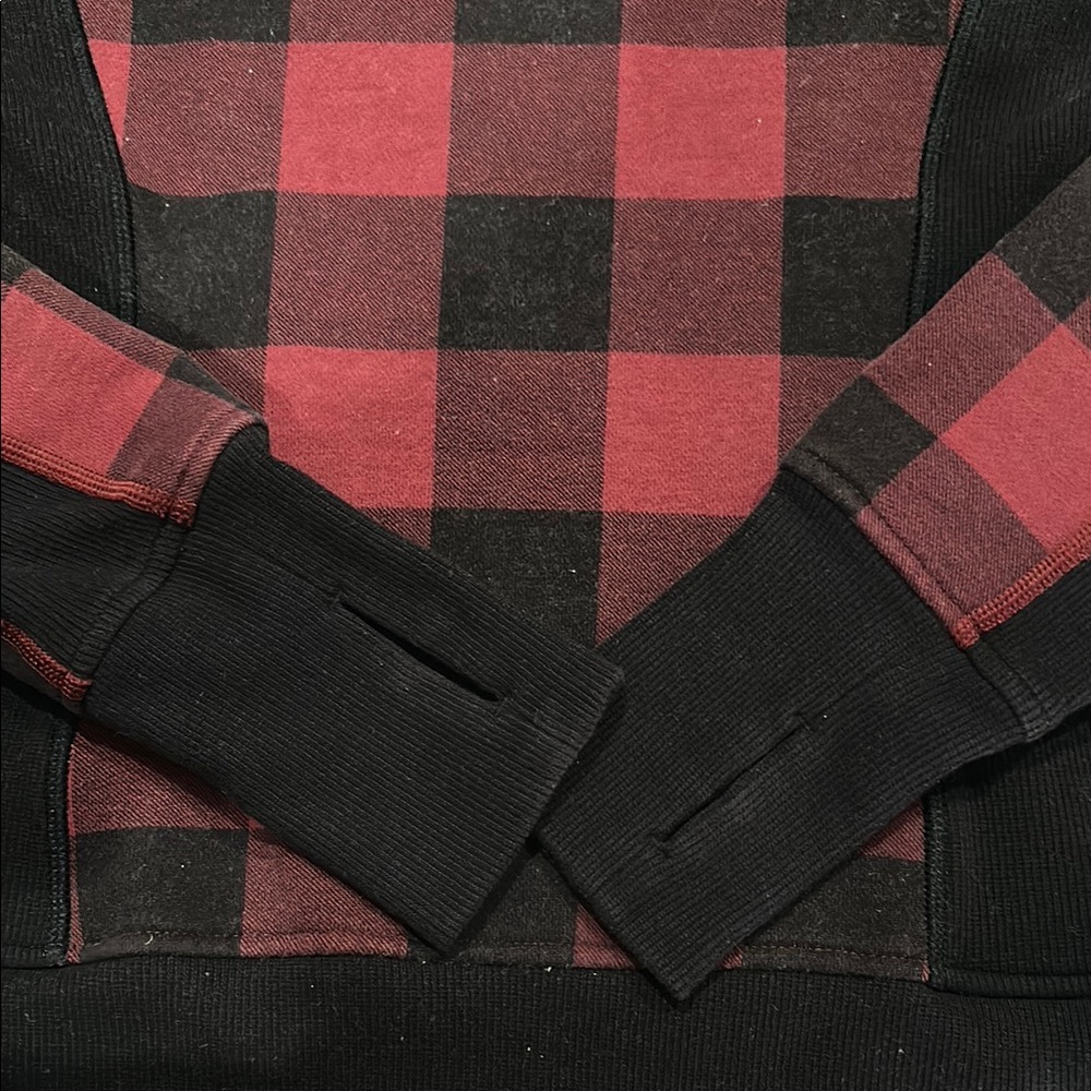 Red And Black Checkered Hoodie - image 3